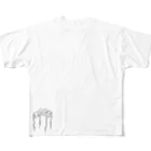 OzakiShopのシンプル　虎　白ver. All-Over Print T-Shirt