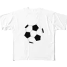 chicodeza by suzuriのサッカーボール All-Over Print T-Shirt