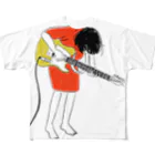 oyasmurのtele フルグラフィックTシャツ