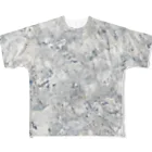 rilybiiのGrayishblue All-Over Print T-Shirt