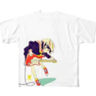 ClowZ ／ 渡瀬しぃののストラトキャスター少女 フルグラフィックTシャツ