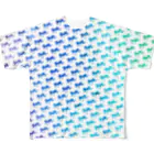 くちばし商会の鳥の群れ All-Over Print T-Shirt