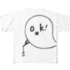 showki/ShokiKusakabe Officialgoodsのowk!-kun フルグラフィックTシャツ