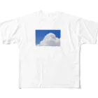 saru_pontaのBLUESKY All-Over Print T-Shirt