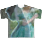 【ホラー専門店】ジルショップの美しい緑と女性たち All-Over Print T-Shirt