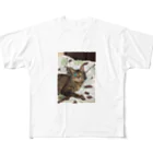 ＄ONE￥のDope Cat フルグラフィックTシャツ