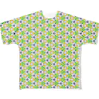 旅と、日記と、総柄。のLa Bocaなのに色が淡いよ All-Over Print T-Shirt