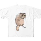 えにぐまストアの知人のおうちのネコちゃん フルグラフィックTシャツ