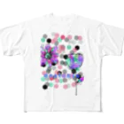 Yume zukin の花のように生きる All-Over Print T-Shirt