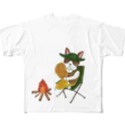 MIKAZUKI_38のキャンパーのフレブルさん All-Over Print T-Shirt