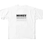 verseのDazzled by money フルグラフィックTシャツ