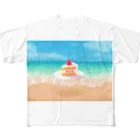 いーまちゃんのCake By The Ocean All-Over Print T-Shirt