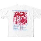 zoshigayapistolsのstrawberry フルグラフィックTシャツ