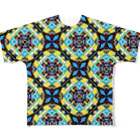 旅と、日記と、総柄。のLa Bocaの風はまだまだ吹くぜメーン All-Over Print T-Shirt