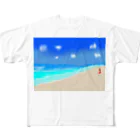 おっくんのふざけた服屋さんの夏の淡い初恋 All-Over Print T-Shirt