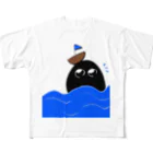 万屋黒狐の海坊主さん All-Over Print T-Shirt