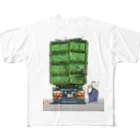 SKULL-2のすろくま、産廃トラック。 All-Over Print T-Shirt