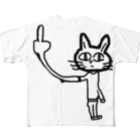 東風のクールなねこさん フルグラフィックTシャツ