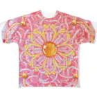 じぱんぐる-zipangle-のmandala-はんなり All-Over Print T-Shirt