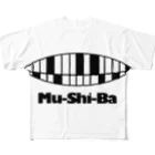 /4のMuShiBa フルグラフィックTシャツ