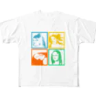 『NG （Niche・Gate）』ニッチゲート-- IN SUZURIのへのへのもへじh.t.その２ All-Over Print T-Shirt