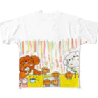 ねこぜや のシェリガジュ「マフィン作り」 All-Over Print T-Shirt