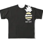 イケイケart teacherの肩にパイン All-Over Print T-Shirt