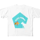 からふるなそらのりすと金魚がはじめまして！！(summer.ver) All-Over Print T-Shirt