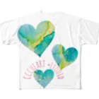 Liquid_Tshirt plusＳのCCCHEART  × Liquid コラボ作品 フルグラフィックTシャツ