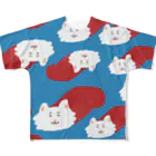 けちゃっぷごはんのお店のくつ下ねこちゃん All-Over Print T-Shirt