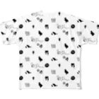 LOWER'S OutdoorのBLACKTOY5 MONO Ver.1 All-Over Print T-Shirt