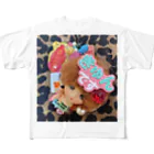 カルトベビー東京🍼🫧のキュンです デコ ICカードケース柄 原宿 個性 All-Over Print T-Shirt