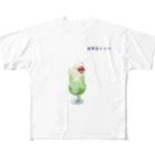 らららSHOPの夜喫茶ららら フルグラフィックTシャツ