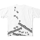 MottoMoreの降ってくるmottomore　１ フルグラフィックTシャツ