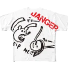 KASIのDANGER フルグラフィックTシャツ