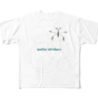 komakkou64の水面のアメンボ All-Over Print T-Shirt