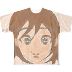 MAROMATOMEの小麦色の彼女 All-Over Print T-Shirt