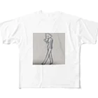 遣隋使の書斎の女の子 All-Over Print T-Shirt