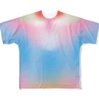 haccomのマンドリル★ヒップカラー フルグラフィックTシャツ
