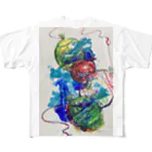 ホップステップジャンピングのキラキラ水風船 All-Over Print T-Shirt