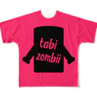 TMD ONLINE STORAGEのtabizombiiii フルグラフィックTシャツ
