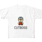 CUTBOSSのBARBER - CUTBOSS All-Over Print T-Shirt