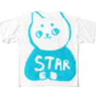 vagの麻呂眉川さん「STAR」 フルグラフィックTシャツ