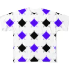 紫屋-vampire-のstar(白背景) フルグラフィックTシャツ