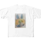 shuji7のうさぎ フルグラフィックTシャツ