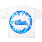 R☆worldのリアル風ブルークリスタルの洞窟 All-Over Print T-Shirt