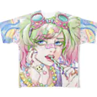 白ふくろう舎のツートーン試作T All-Over Print T-Shirt