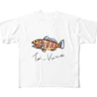 Turi.Vuitton _76のアコウくんグッズです！ フルグラフィックTシャツ