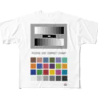 凸凹ガレージのカメアシ用カメラ調整チャート All-Over Print T-Shirt