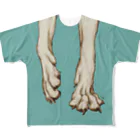 タタナ幻獣館のLupus Limbs (chocolate mint) フルグラフィックTシャツ